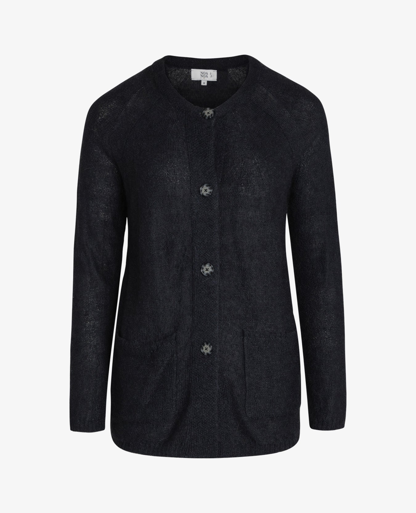 ESSENTIAL MELANGE MOHAIR CARDIGAN