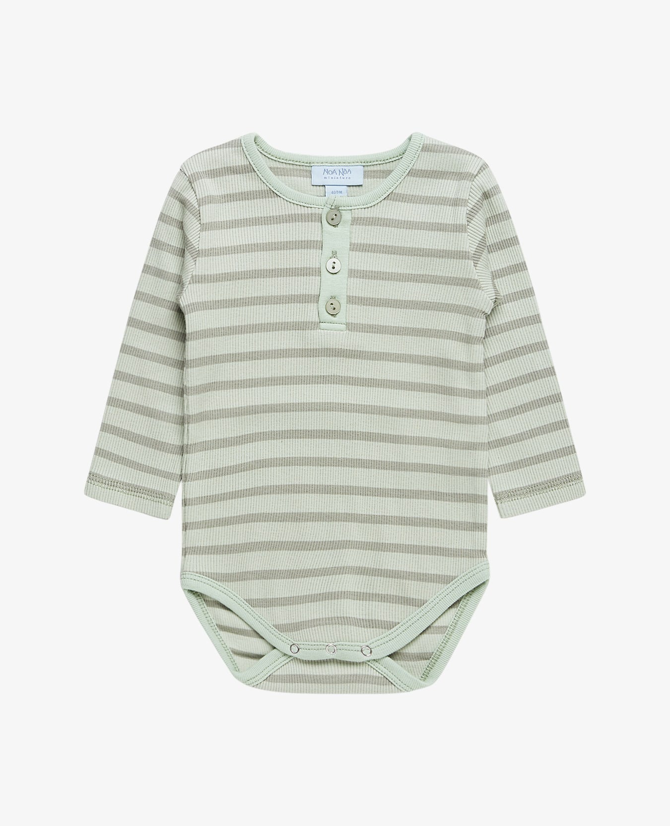 BOY BASIC 2X2 RIB STRIPED BABY BODY