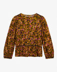 MINI FLOWER TWILL VISCOSE BLOUSE Molly´s Collective ApS Bluser