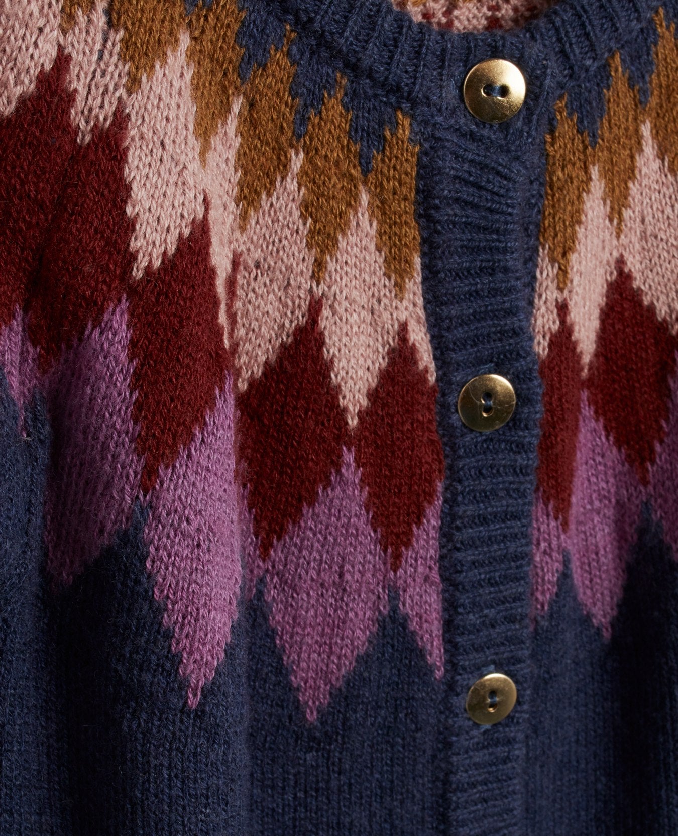 MINI NORDIC WOOL CARDIGAN