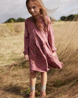 MINI TINY LEAF ORG. JERSEY DRESS Molly´s Collective ApS Kjoler