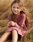 MINI TINY LEAF ORG. JERSEY DRESS Molly´s Collective ApS Kjoler