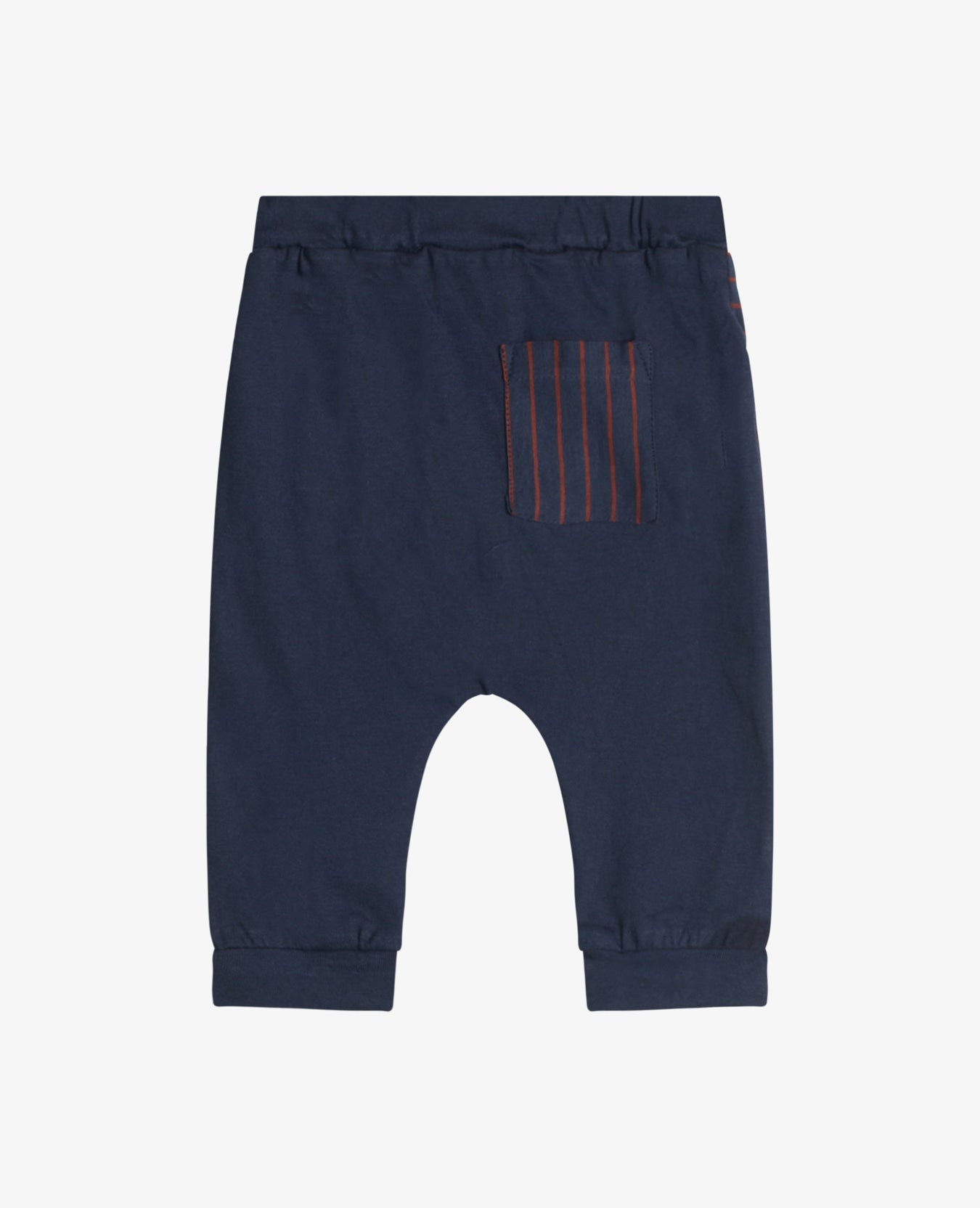 BOY ORG. STRIPED JERSEY TROUSERS