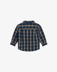 BOY ORG BLUE CHECK SHIRT Molly´s Collective ApS Skjorter