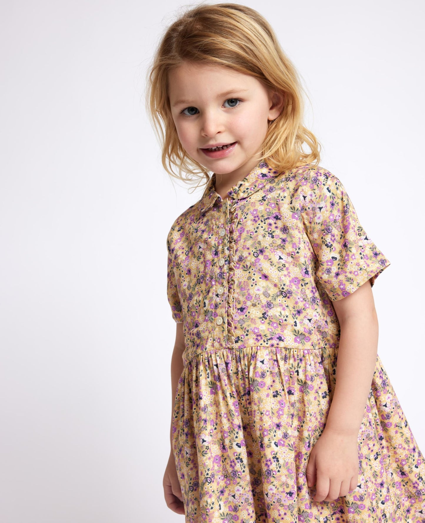MINI FINE CRUSHED VISCOSE DRESS