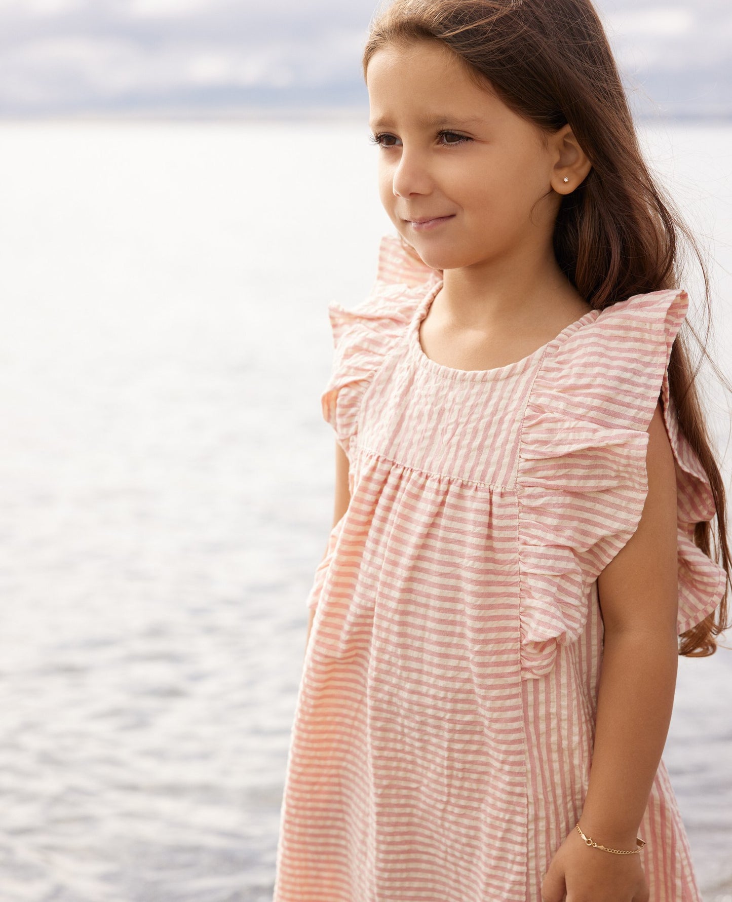 MINI COTTON SEERSUCKER DRESS