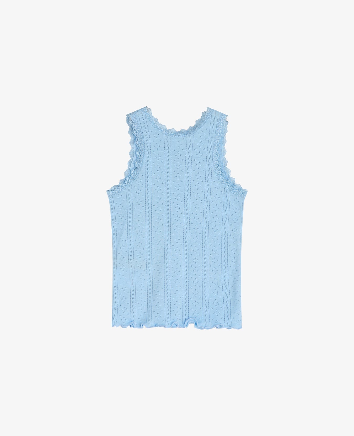 MINI ORGANIC COTTON POINTELLE TOP