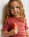 MINI ORGANIC COTTON POINTELLE T-SHIRT Molly´s Collective ApS T-shirt