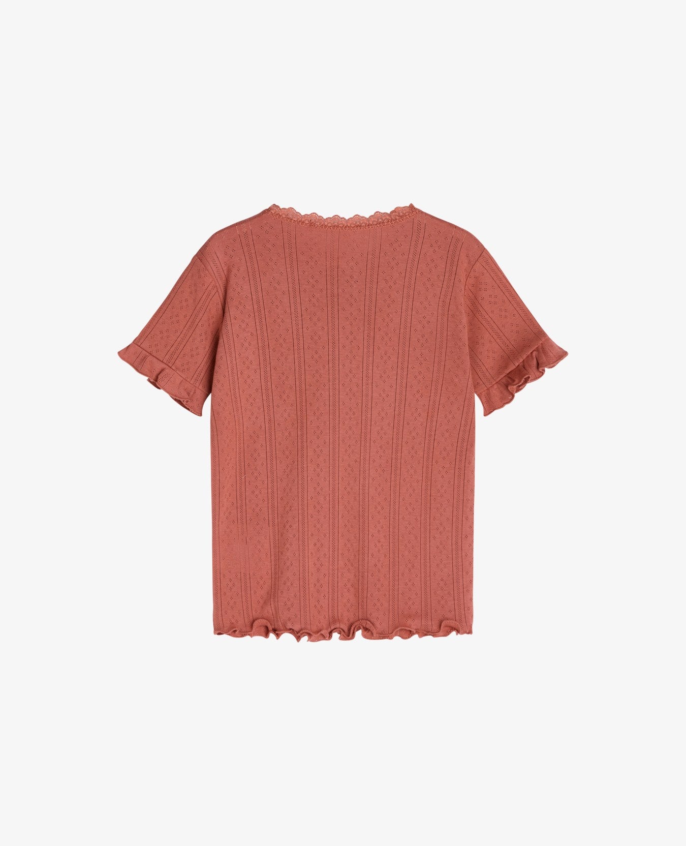 MINI ORGANIC COTTON POINTELLE T-SHIRT