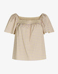 SYLVIAUM CHECKED T-SHIRT
