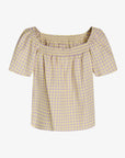 SYLVIAUM CHECKED T-SHIRT