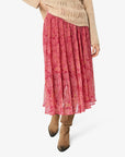 CATHNN PLISSÉ NEDERDEL Noa Noa Midi Skirts
