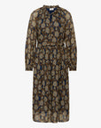 NICOLINENN MØNSTRET KJOLE Noa Noa Long sleeve dresses