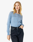 LOUISANN STRIKKET CARDIGAN MED HULMØNSTER Noa Noa Cardigans