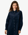 TRINENN FLØJLSKJOLE I ØKOLOGISK BOMULD Noa Noa Long sleeve dresses