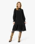 ANAISNN STRUKTURVÆVET KJOLE Noa Noa Long sleeve dresses
