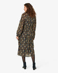 NICOLINENN MØNSTRET KJOLE Noa Noa Long sleeve dresses