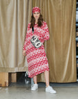 KATYUM VISKOSEKJOLE Unmade Long sleeve dresses