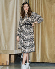 KATYUM VISKOSEKJOLE Unmade Long sleeve dresses