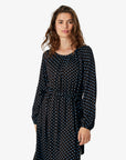 ALIANN PRIKKET KJOLE Noa Noa Long sleeve dresses