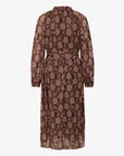NICOLINENN MØNSTRET KJOLE Noa Noa Long sleeve dresses