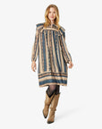 COLUMBINENN MØNSTRET KJOLE Noa Noa Long sleeve dresses