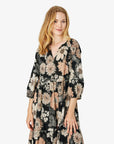 CAROLINANN KJOLE I ØKOLOGISK BOMULD Noa Noa ¾ sleeve dresses