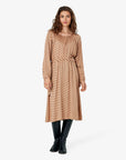 ALIANN PRIKKET KJOLE Noa Noa Long sleeve dresses