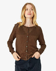 LOUISANN STRIKKET CARDIGAN MED HULMØNSTER Noa Noa Cardigans