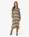 KATYUM VISKOSEKJOLE Unmade Long sleeve dresses