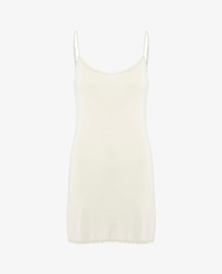ESSENTIAL LACE JERSEY DRESS