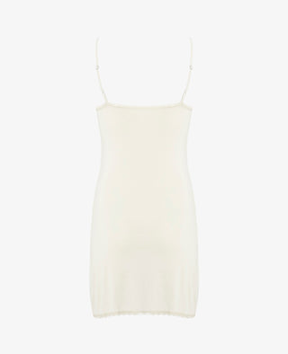 ESSENTIAL LACE JERSEY DRESS