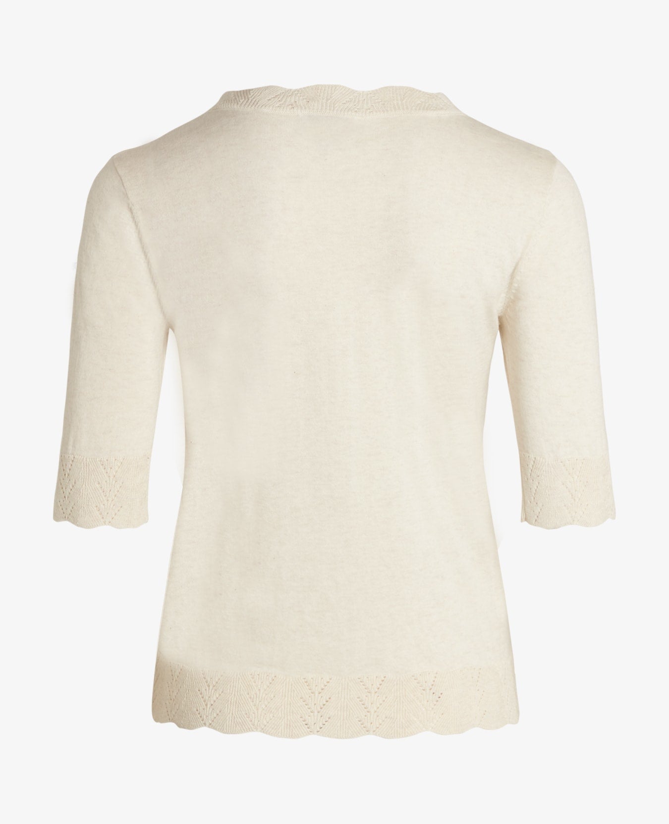 ESSENTIAL COTTON MELANGE PULLOVER