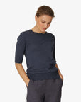 ESSENTIAL COTTON MELANGE PULLOVER