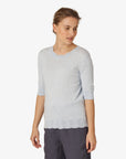 ESSENTIAL COTTON MELANGE PULLOVER