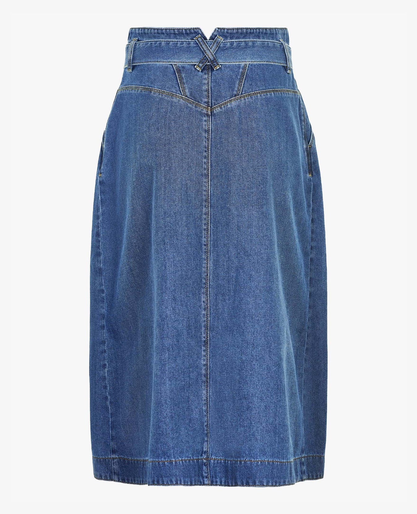 MIDWEIGHT INDIGO SKIRT