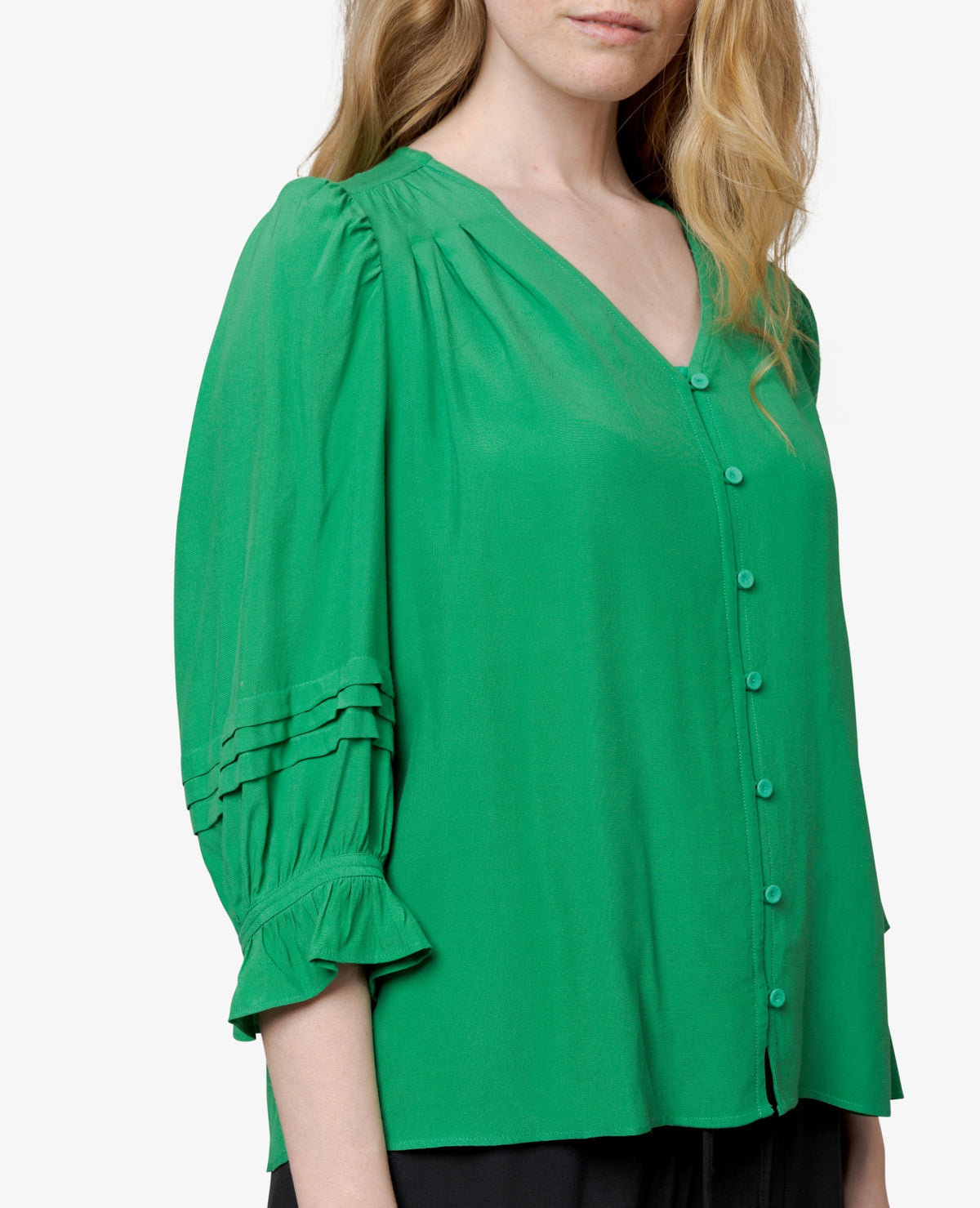 UMLINEAR CREPE Noa Noa Bluser