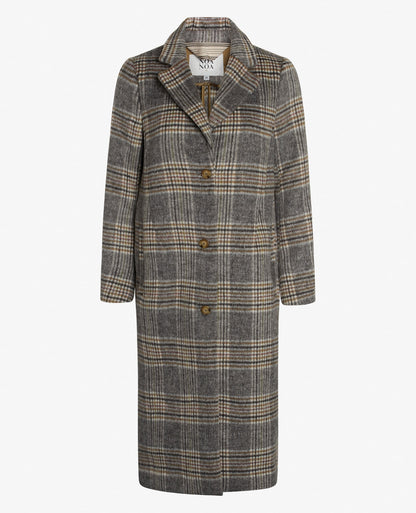 CHECKED WOOL HEAVY OUTERWEAR