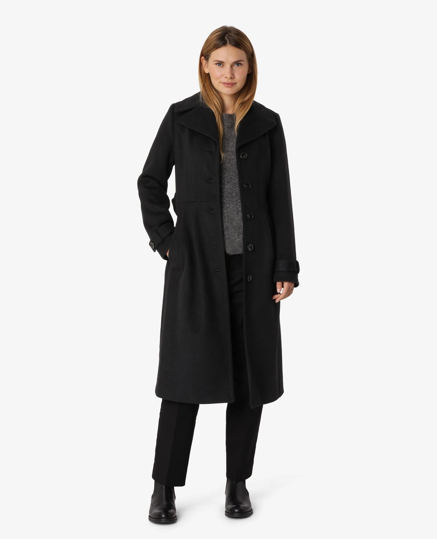 CECILIANN WOOL MIX COAT