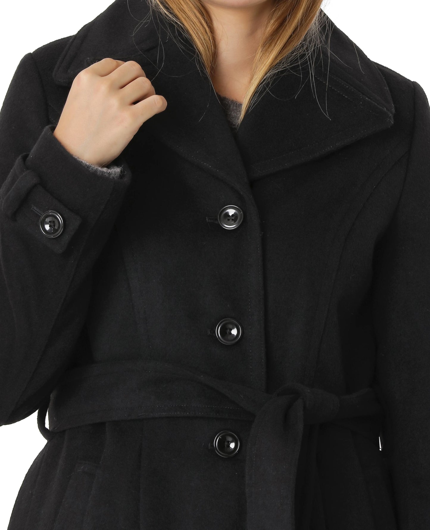 CECILIANN WOOL MIX COAT