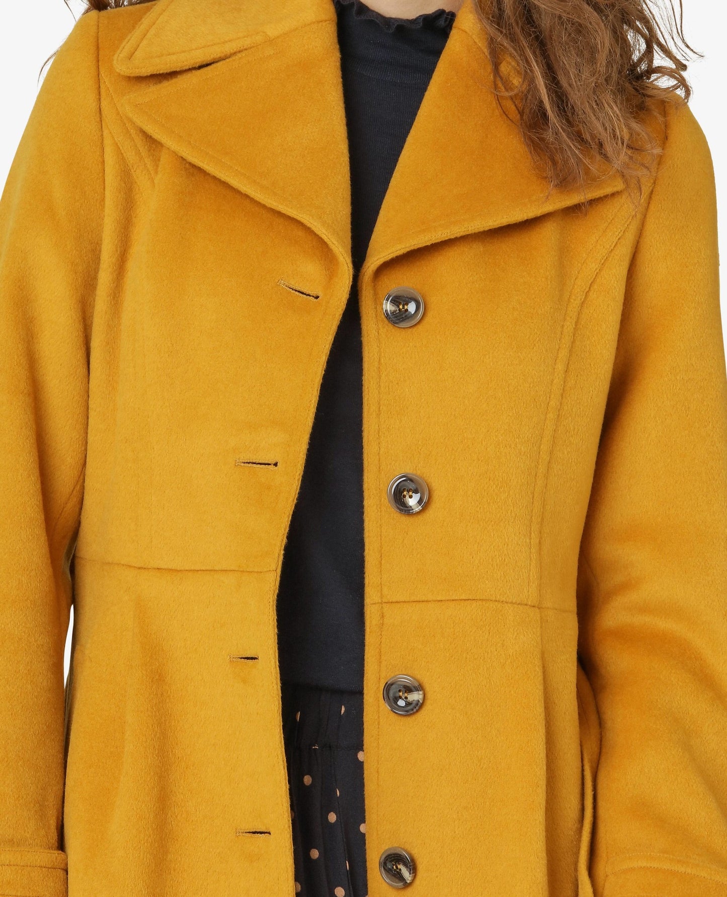 CECILIANN WOOL MIX COAT