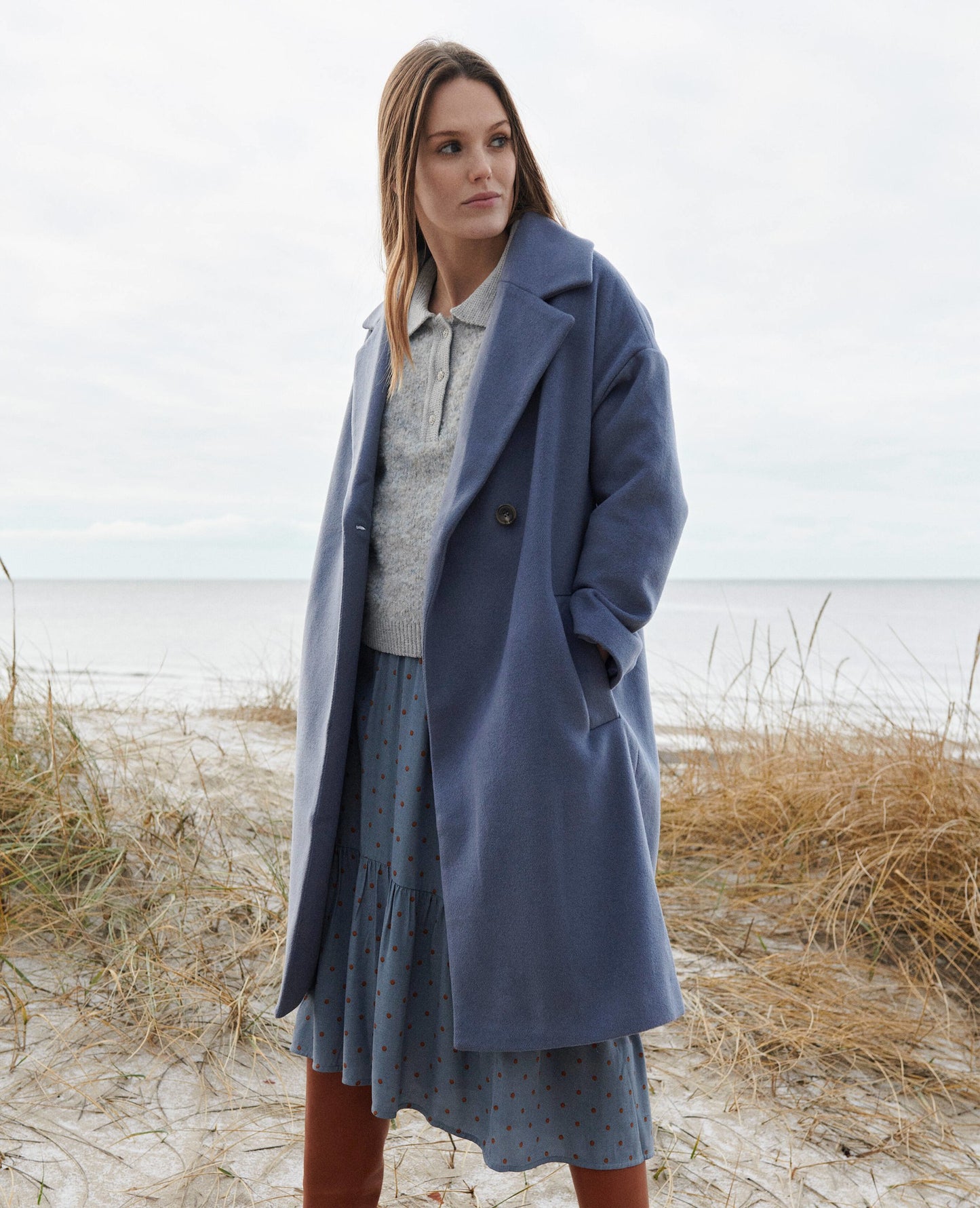 CECILIANN WOOL MIX COAT