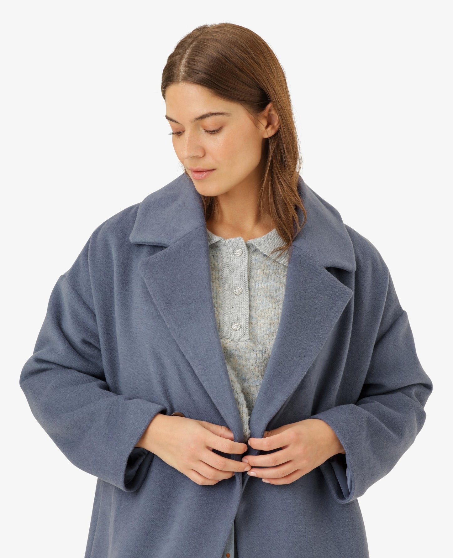 CECILIANN WOOL MIX COAT