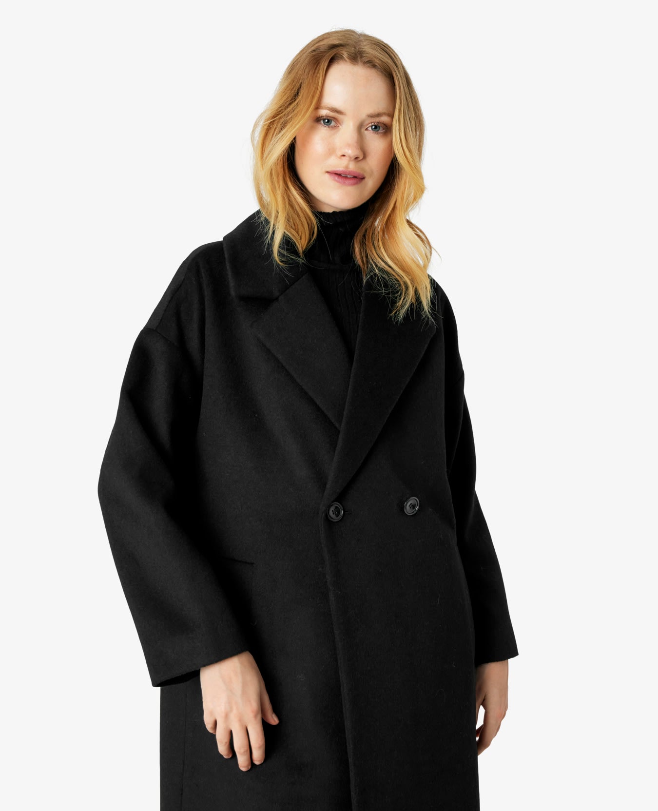 CECILIANN WOOL MIX COAT