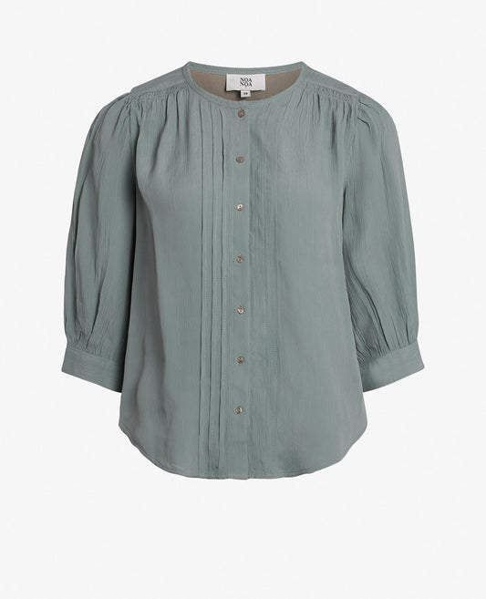 LIGHT VISCOSE STRUCTURE BLOUSE