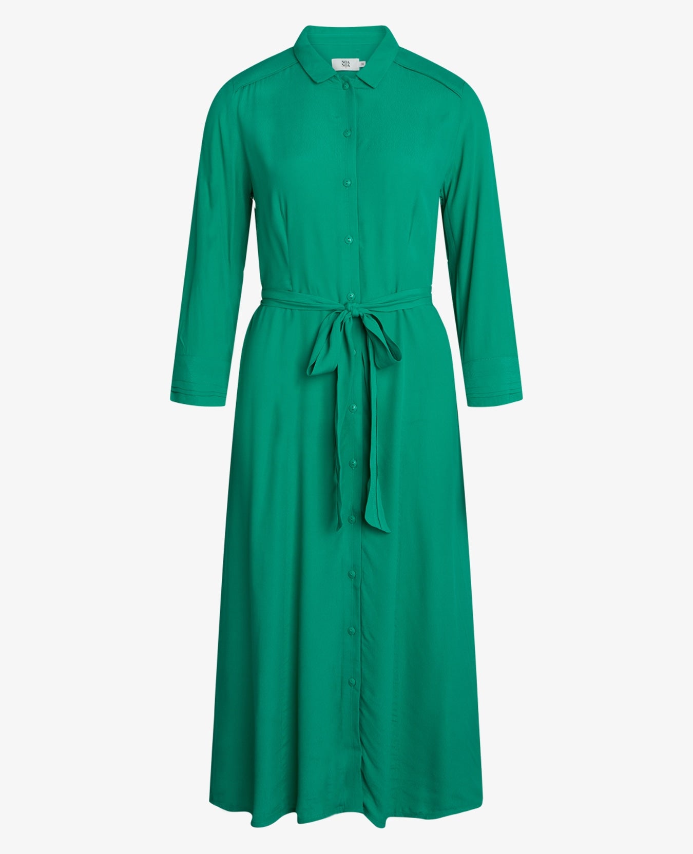 SOFT MOSS SOLID DRESS