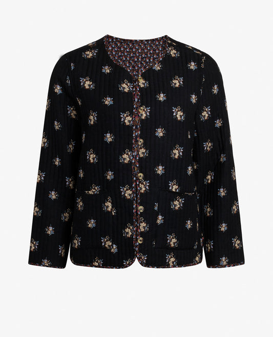 ORGANIC FLORAL COTTON JACKET