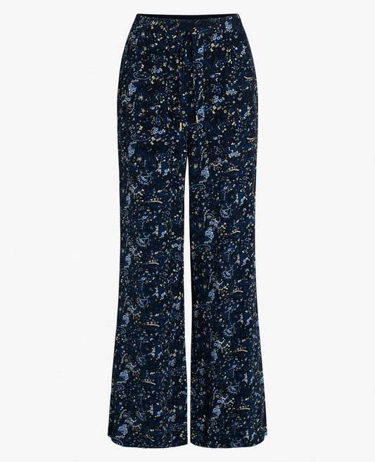 PAISLEY AIR CREPE TROUSERS