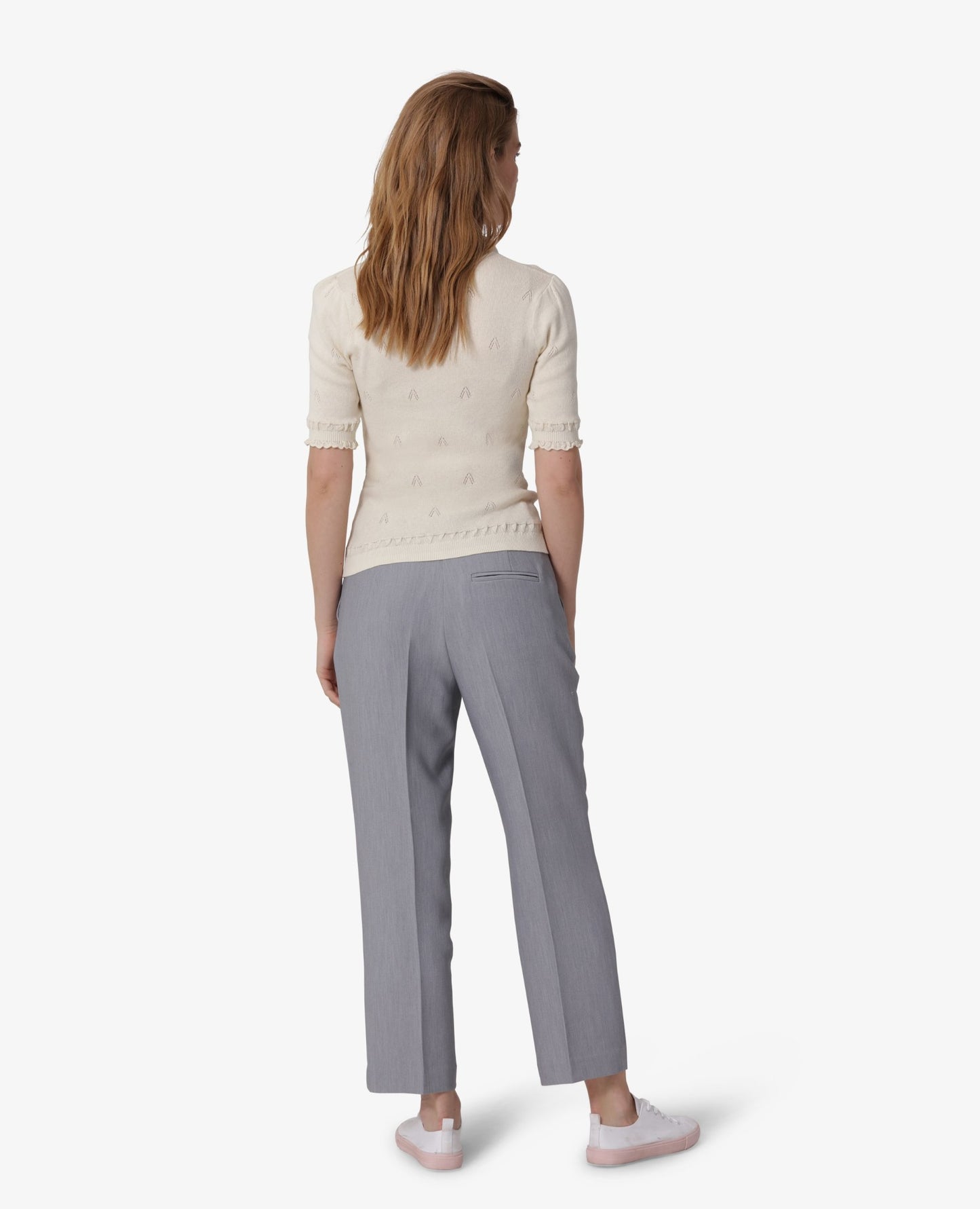 ESSENTIAL GARBADINE TROUSERS