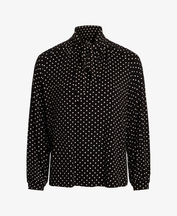 DOTTED JERSEY BLOUSE